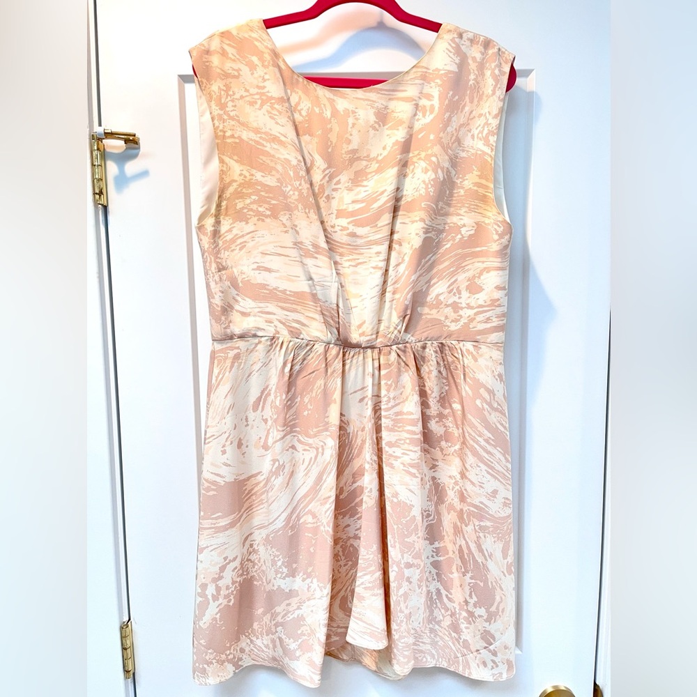 Tibi Silk Marbled Dress Size 12